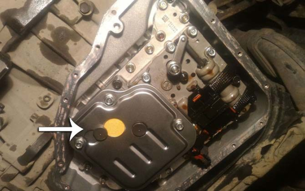 Замена масляного фильтра в АКПП Замена масляного фильтра в АКПП