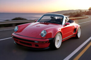 Рестомод Porsche 911 Carrera Cabriolet от Singer: убирающиеся фары и новый откидной верх