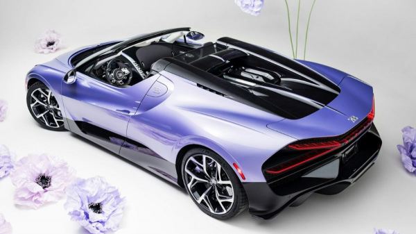 Bugatti W16 Mistral Caroline: цветочное совершенство Bugatti W16 Mistral Caroline: цветочное совершенство