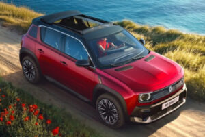 Renault 4 E-Tech позаимствовал у культового прародителя мягкую вставку в крыше
