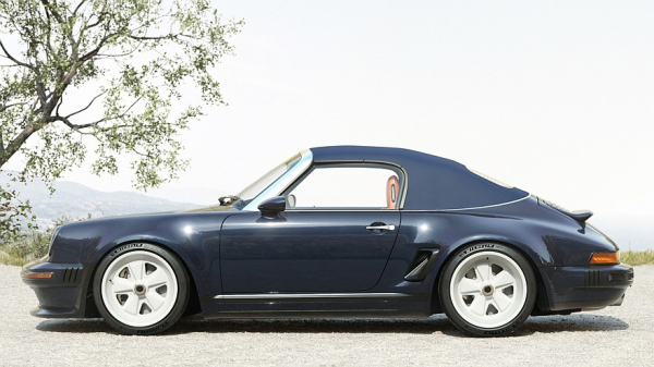 Рестомод Porsche 911 Carrera Cabriolet от Singer: убирающиеся фары и новый откидной верх