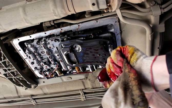 Замена масляного фильтра в АКПП Замена масляного фильтра в АКПП